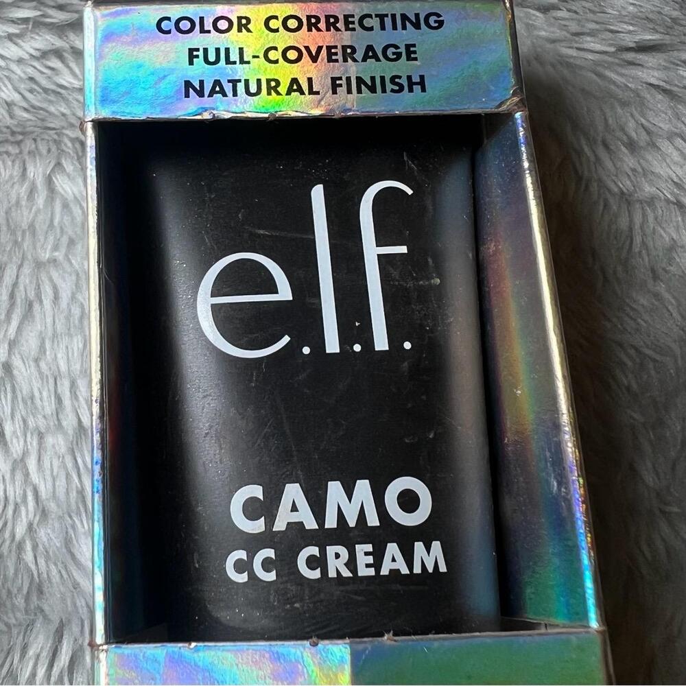ELF Camo CC Cream Deep 530‎ W 1.05 Oz Warm Olive Undertones Skin SPF 30 New - Picture 2 of 11